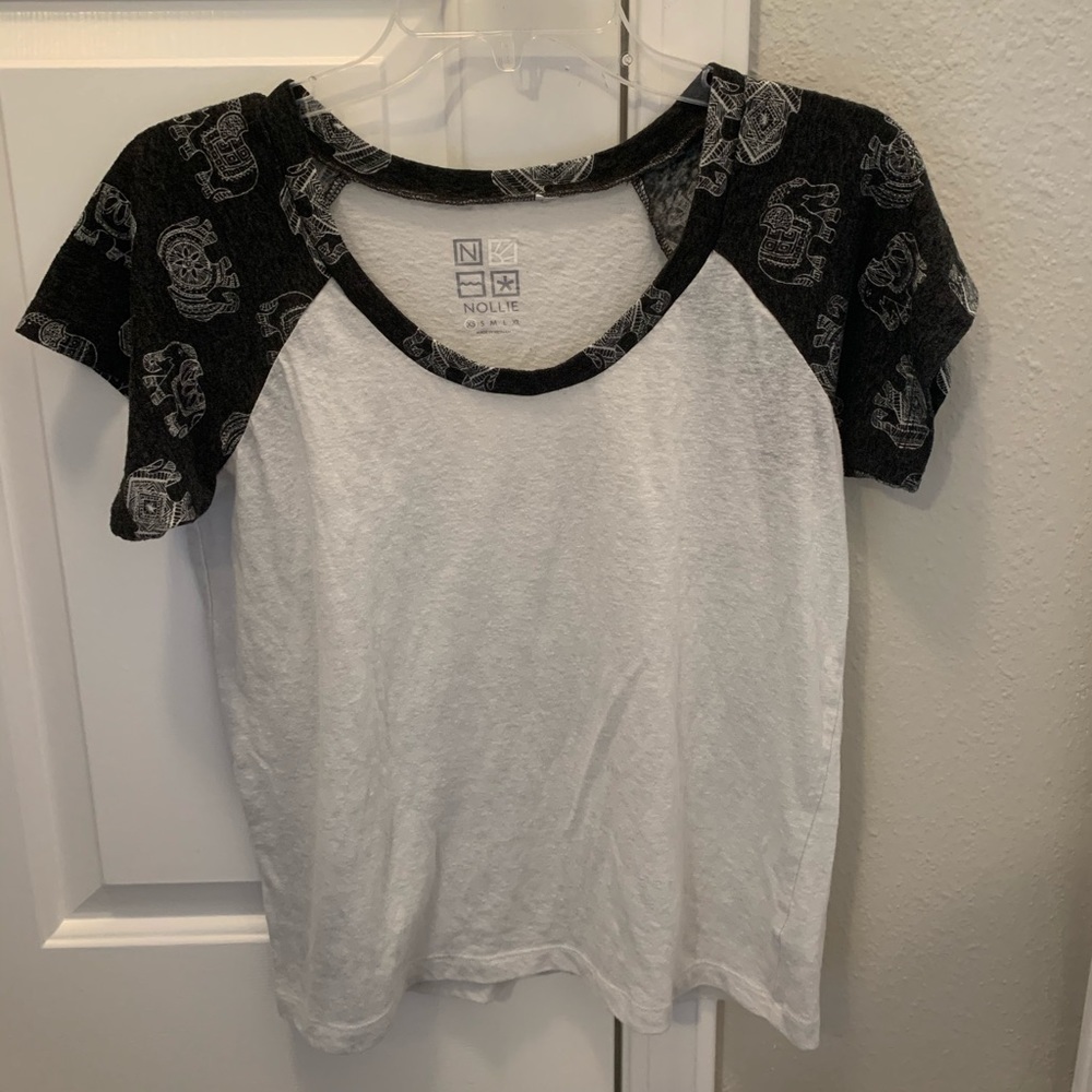Nollie Elephant Baseball Tee
